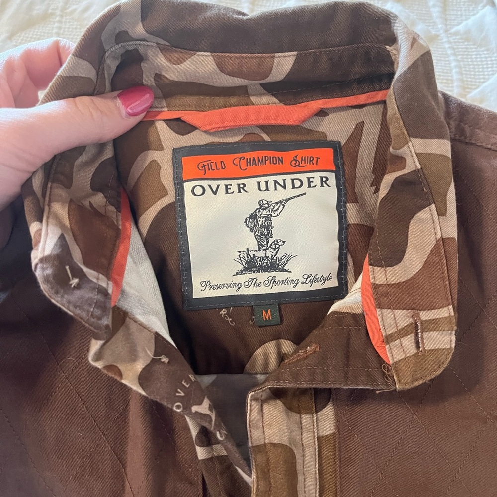 Over Under | Men's Camouflage Button-Up Shirt Long Sleeve - Picture 3 of 5